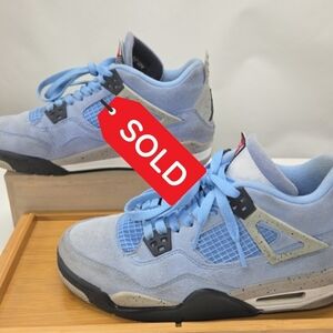 SOLD......Jordan Light Blue and Gray Sneakers